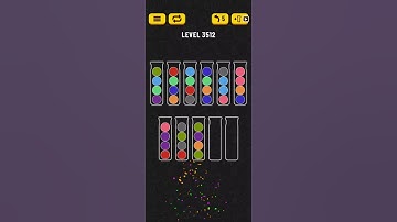 Ball Sort Puzzle Level 3512 🎯 All level without extra tube 😂 Game Walkthrough 😘