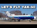 ✈ Flying an 40 yr. OLD RUSSIAN PLANE IN 2020! Yakovlev YAK-40 - Motor Sich Airlines