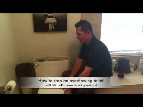 How-To Stop an Overflowing Toilet | Plumbing Medic