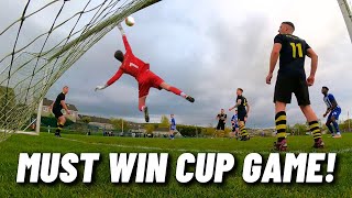 Goalkeeper POV in a TOUGH Cup Game..