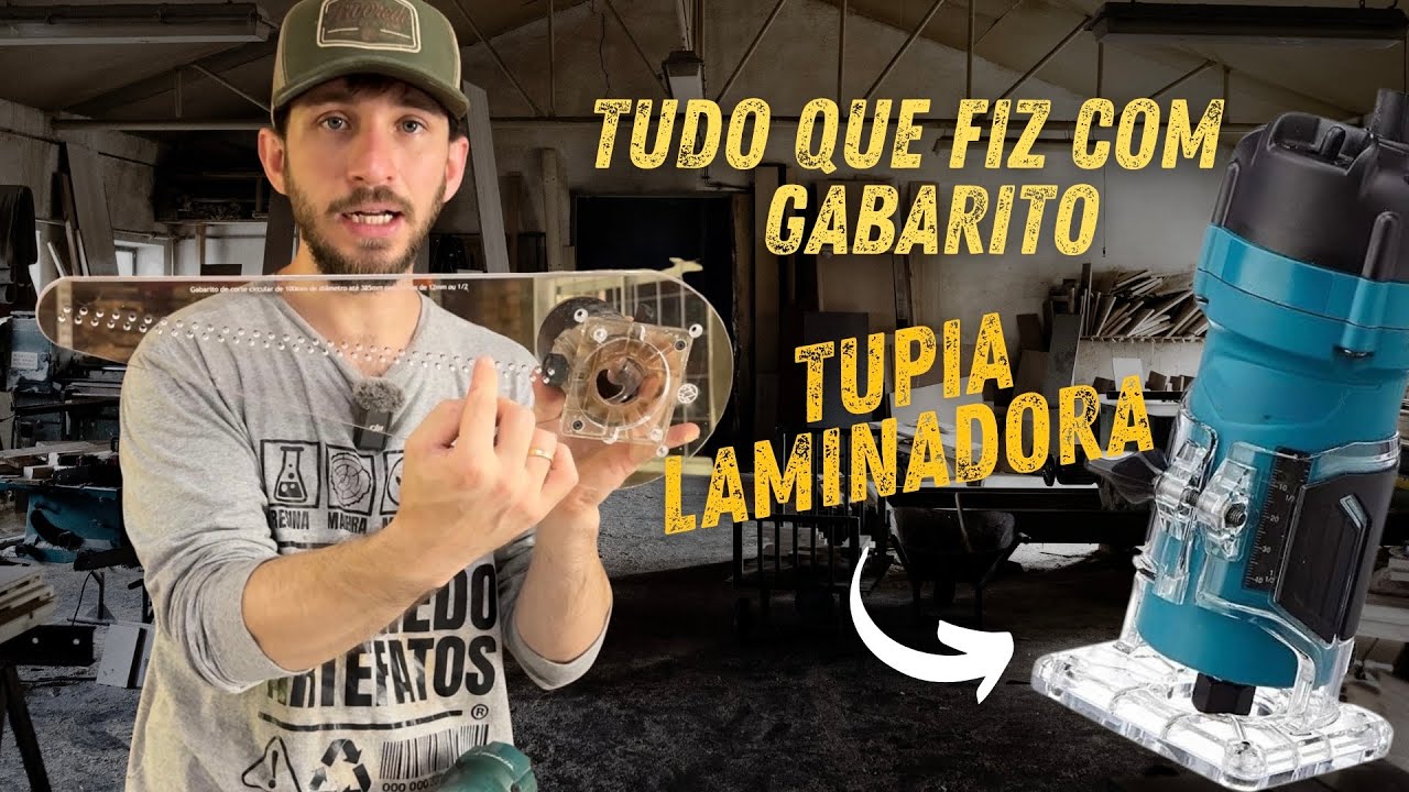 Não tem CNC? Aprenda a usinar madeira com JIG e TUPIA