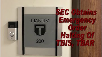 Titanium Blockchain TBIS SCAM. SEC Halts Titanium Blockchain Infrastructure Services Inc. (TBIS)