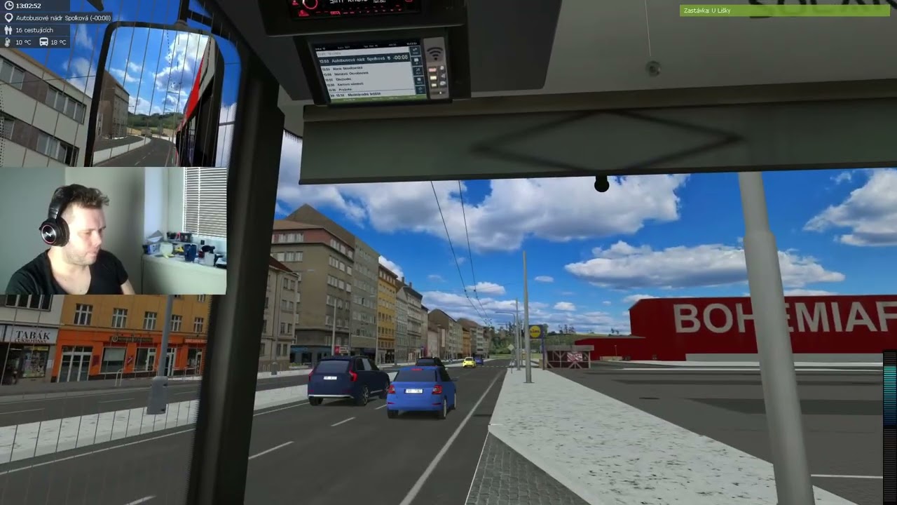 |SIMTSIMULATOR| První kilometry na lince 12 Nemocnice Vřesiny-Letiště #01