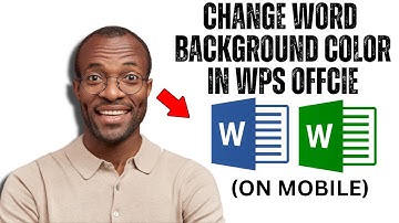 How To Change Word Background Color In WPS Office Mobile App