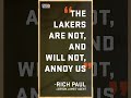 This feels different between LeBron & Lakers