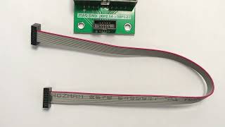 JTAG 20P 2.54mm to 10P 1.27mm Adapter Line For J-link Jlink v9 v12 STM32 Emulator Debugger SWD
