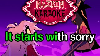 It Starts With Sorry - Hazbin Hotel Karaoke Resimi