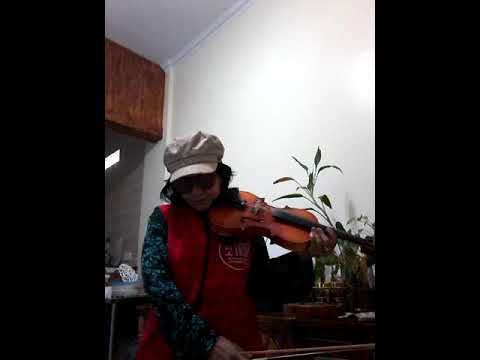 Emak2 jaman now,,ngesek2 biola,,,(she's gone cover)