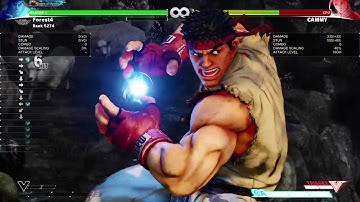Ryu Combo STREET FIGHTER V Crush Counter All Resources