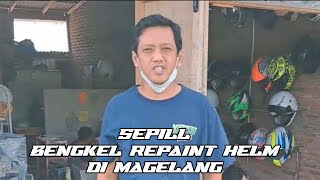 SEPILL BENGKEL REPAINT HELM DI MAGELANG