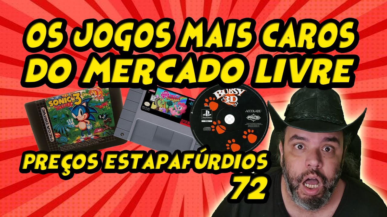 Os jogos mais caros do Mercado Livre - Será que eles valem isso tudo ?  Preços Estapafúrdios games 72 