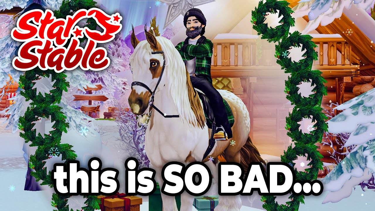 Звездная конюшня полностью разрушена. Зимняя деревня.