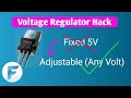 सही वोल्टेज की रेगुलेटर IC नही है तो क्या करे? How to make any voltage Regulator 7805 to 78xx