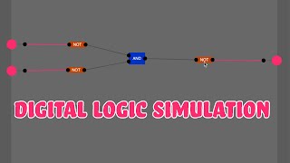 Digital Logic Simulation in p5.JS