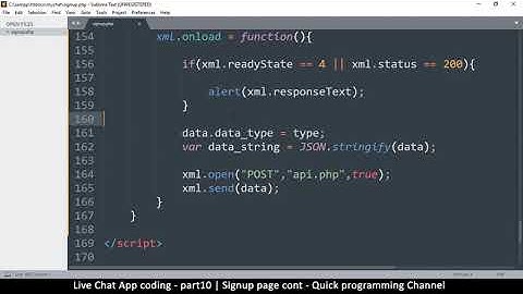 Live chat app | Part10 collect user input2 | Javascript, AJAX, HTML, CSS, JSON, PHP, MYSQL Tutorial