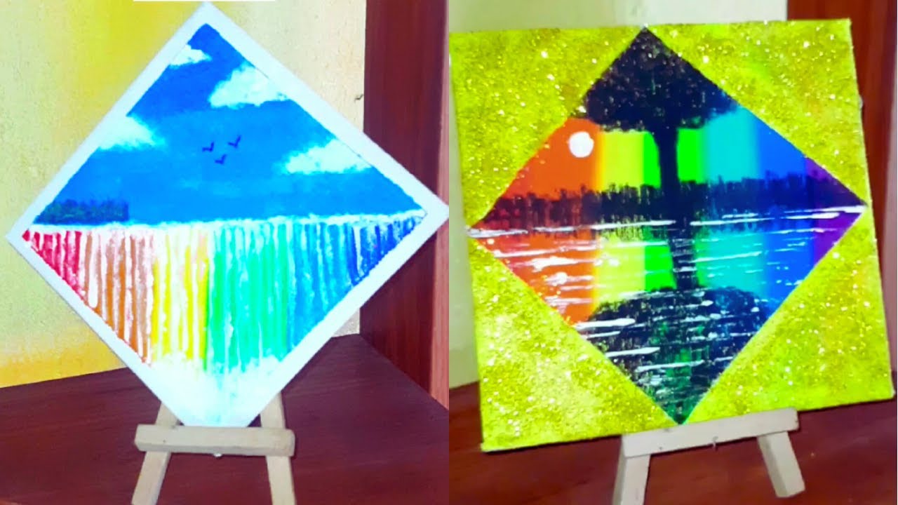 Cool painting hacks and art ideas for beginners #painting #shorts - YouTube