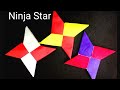 Easy origami Ninja Star/step by step Ninja Star /shurikan/ninja star/life with arham shehzad