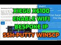 XIEGU X6100 - Enable Wifi Bespoke IP Address - Use Putty to SSH in to radio