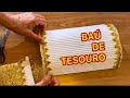 VOCÊ GOSTA DE RECICLAR? ARTESANATO ALUCINANTE COM PAPEL USADO - DIY BAÚ DE TESOURO