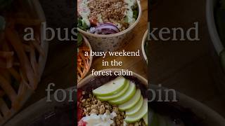Weekend in the Forest Cabin #cosyhome #homeprojects #cabinbliss