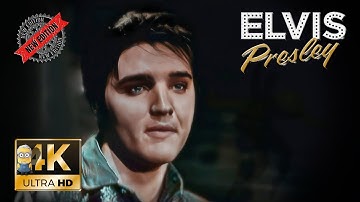 Elvis Presley AI 4K Colorized ⭐ Enhanced - When My Blue Moon Turns to Gold Again (1957) New Settings
