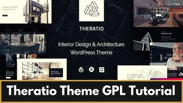 Theratio Theme GPL Demo Installation⚡️Activation Guide - Real GPL