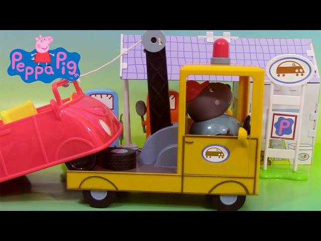 Figurine Peppa Pig : Le train de Papy Pig