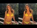 Elizabeth Hurley Exhibits Her Age Defying Figure In A Sunshine Yellow Bikini