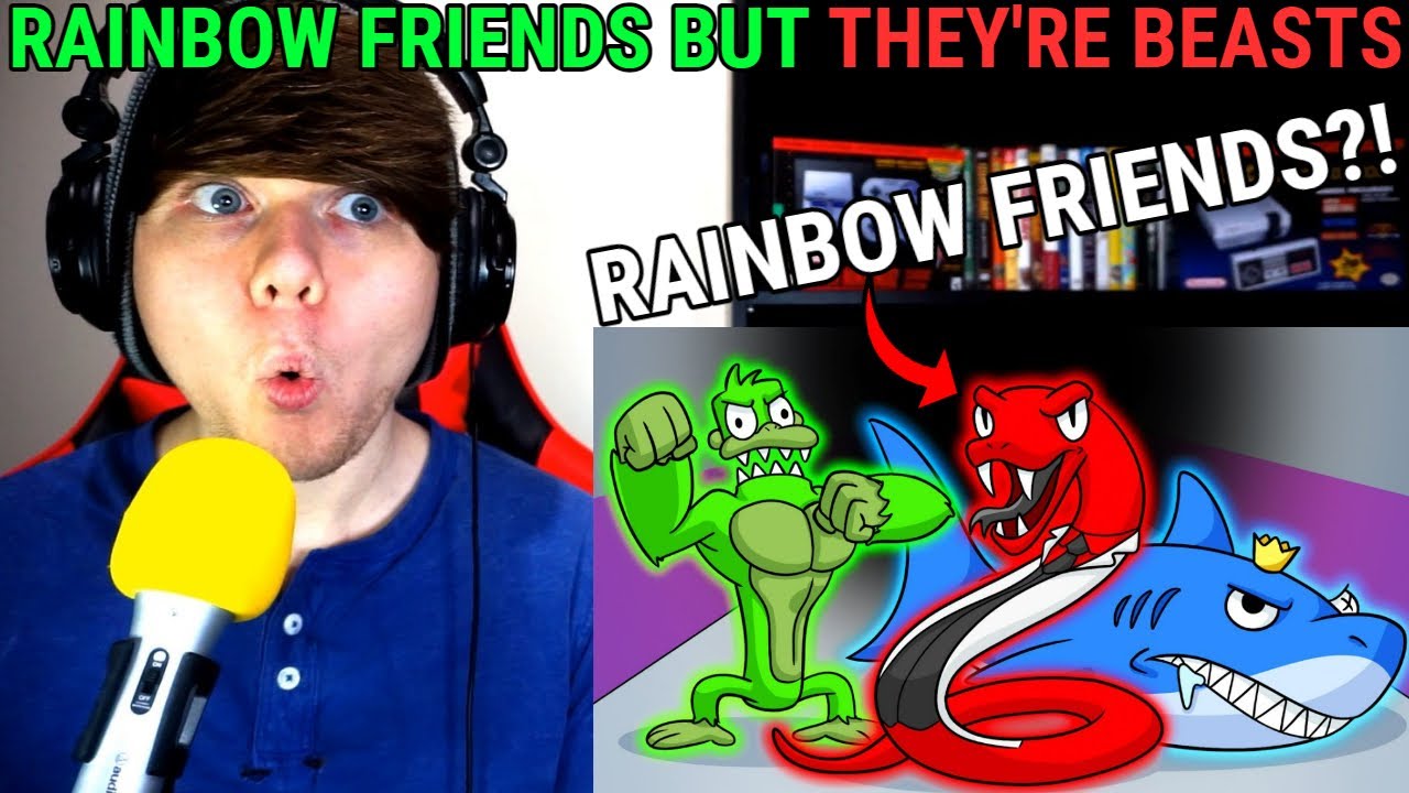 RAINBOW FRIENDS, But They're BEASTS?! (Cartoon Animation) 