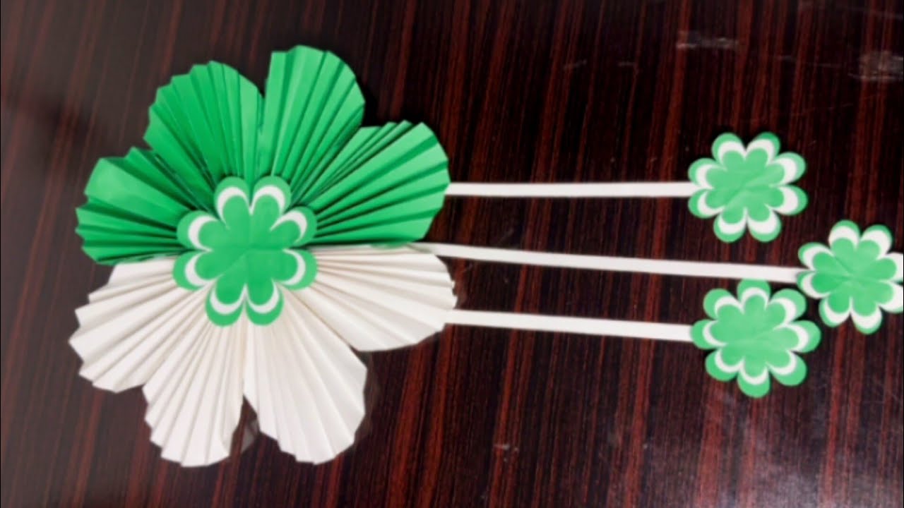 Unique Paper Flower Wall Hanging / Crafts ideas for Home Decoration / Easy
