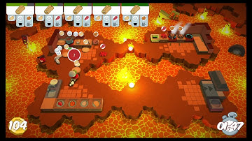 OUTDATED WR - [Overcooked: Level 5-2] 2-Player Score: 250
