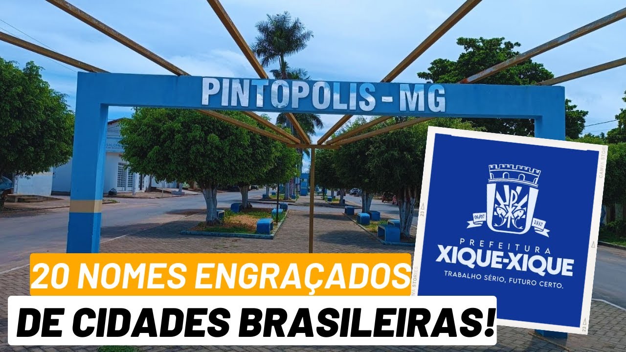 20 nomes engraçados de cidades brasileiras! - YouTube