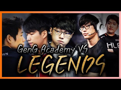 [야먕리그] 오랜 시간이 지난 지금, 레전드들은 GenG 연습생들을 상대로 1승을 거둘 수 있을까?!(with. Thal, Ambition, Crown, Sangyoon)