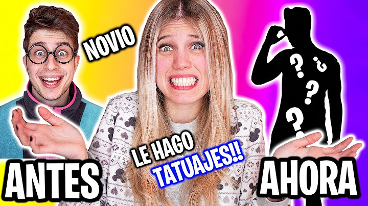 LE CAMBIO EL LOOK A MI NOVIO (LE HAGO TATUAJES!!) CAMBIO DE ESTILO RADICAL | Laia Oli