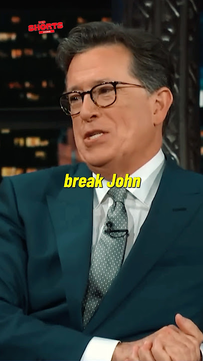 Stephen Colbert PANICKED