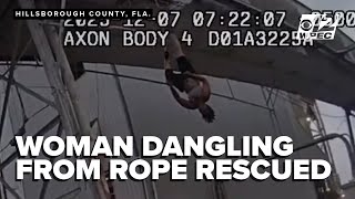 Bodycam Missing Crew Member Found Dangling 16 Feet In Air Rescued