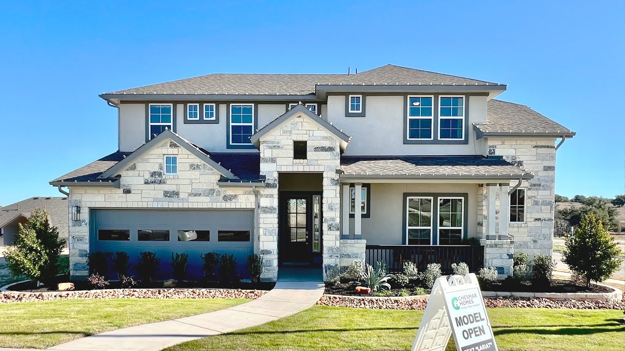 Chesmar Homes Model Home Tour | New Construction | Austin - Liberty Hill TX