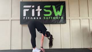 Standing Advanced Forward Bend Exercise Demo How-to