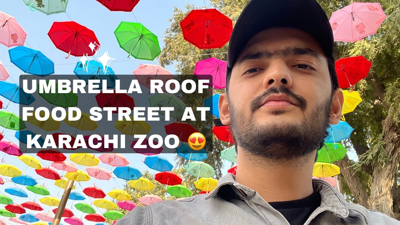 Umbrella Roof Food Street At Karachi Zoo Latest Video YouTube