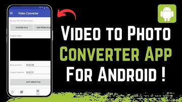 Video to Photo Converter App for Android !
