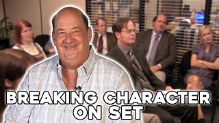 Who Made Brian Baumgartner Break Character on The Office?