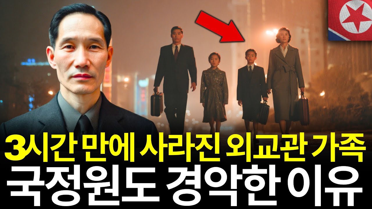 북한 상하이 파견 외교관 가족, 단 3시간 만에 탈북… 국정원도 경악한 이유