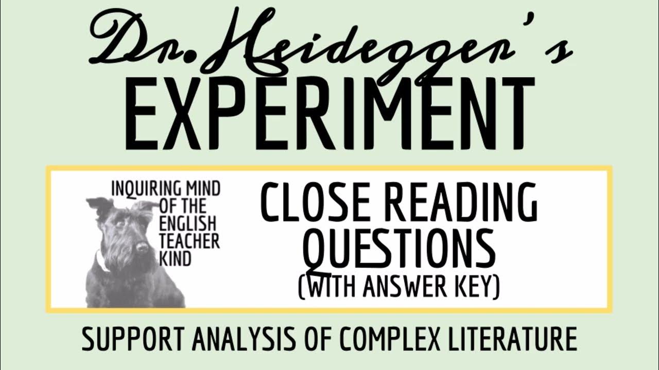 "Dr. Heidegger's Experiment" by Nathaniel Hawthorne Close Reading