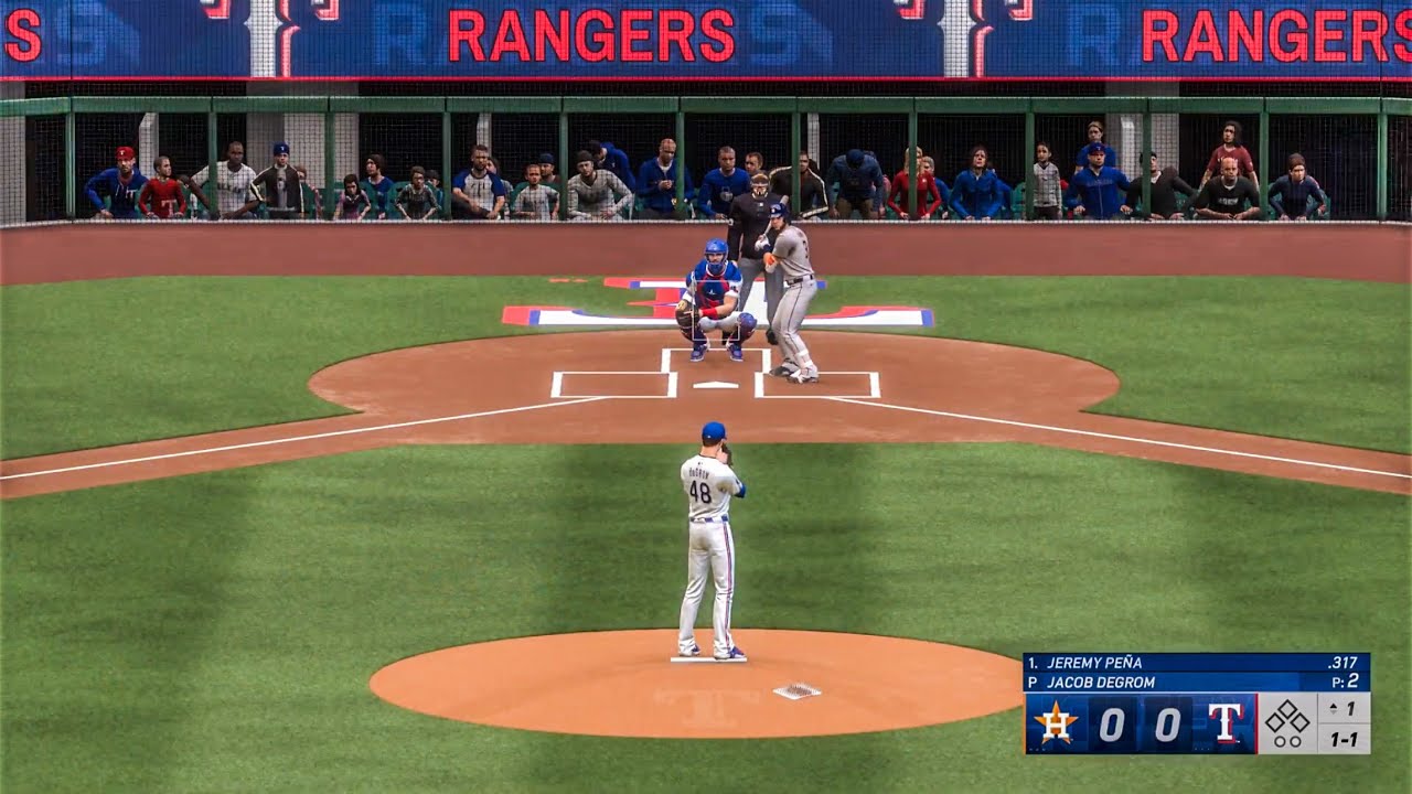 Texas Rangers vs Houston Astros 5/15/2025 MLB The Show 25 Gameplay
