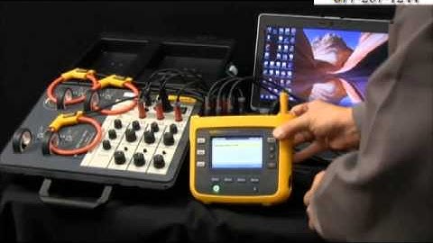 Fluke 1730 Electrical Energy DataLogger Analyzer Overview Data Downloading