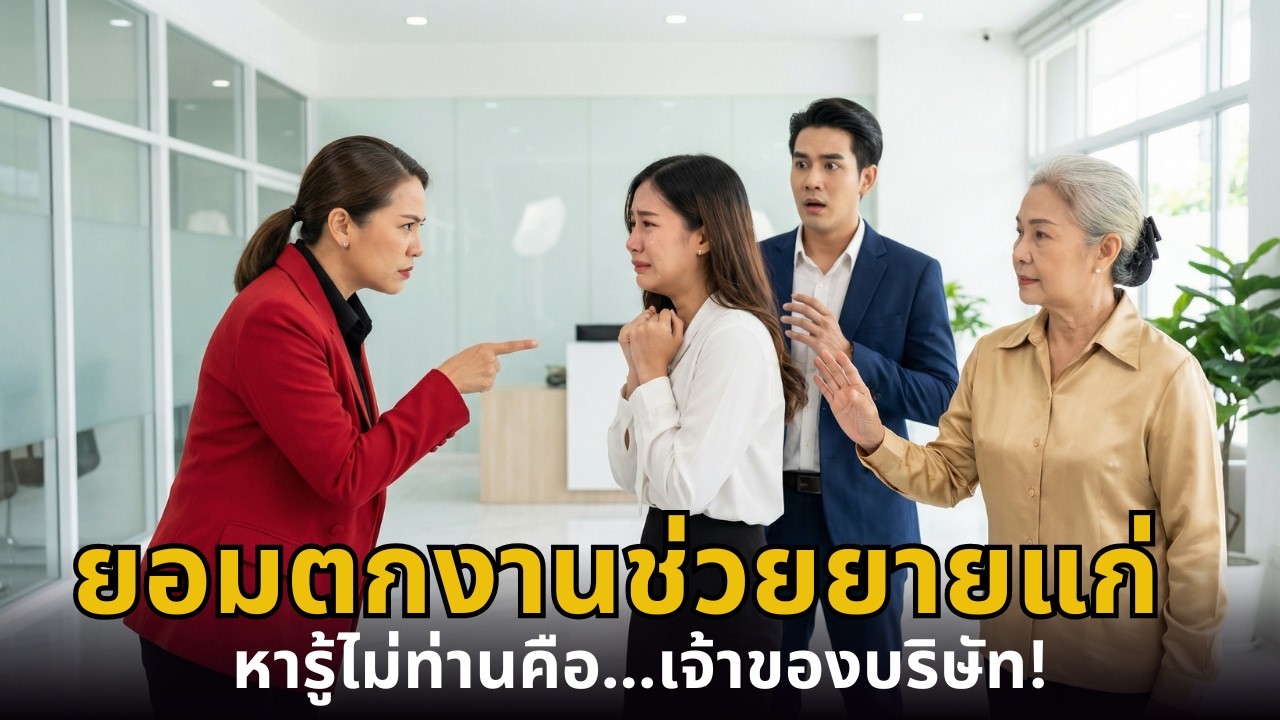 ยอมตกงานเพื่อช่วยยายแก่ หารู้ไม่ว่าท่านคือเจ้าของบริษัท!