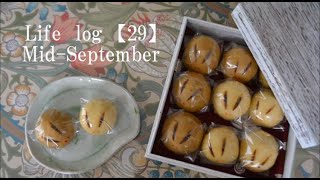【Vlog】田舎主婦のLife log |29| うさぎ饅頭作り、平安貴族のお月見