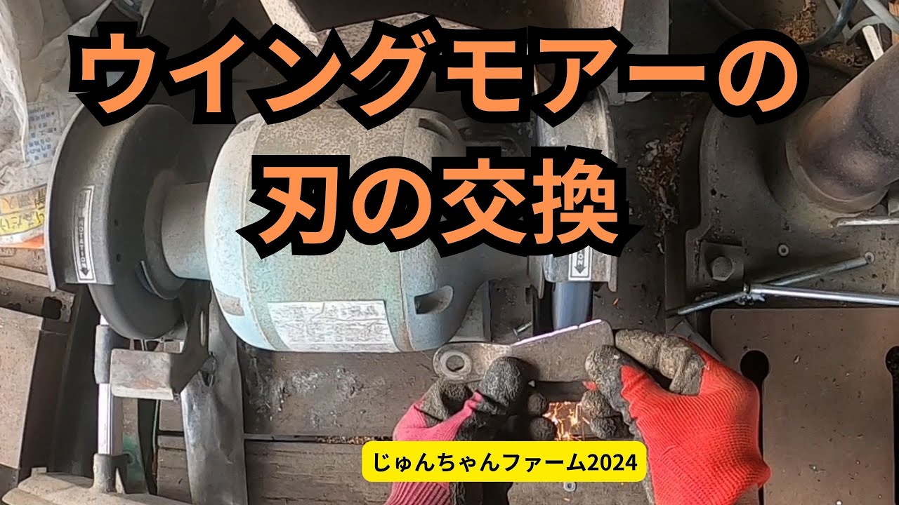 Wing mower blade replacement 2024 07 05 - YouTube