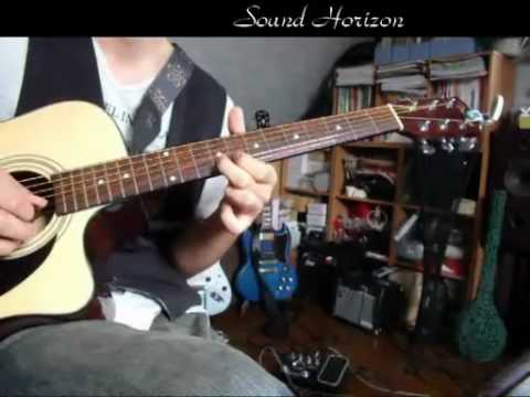 Sound Horizon 蒼と白の境界線を弾いてみた Guitar Etc Youtube