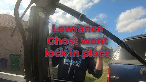 Fixed!- Lowrance Ghost Trolling Motor Wont Lock in Place